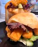 Fish finger sandwich