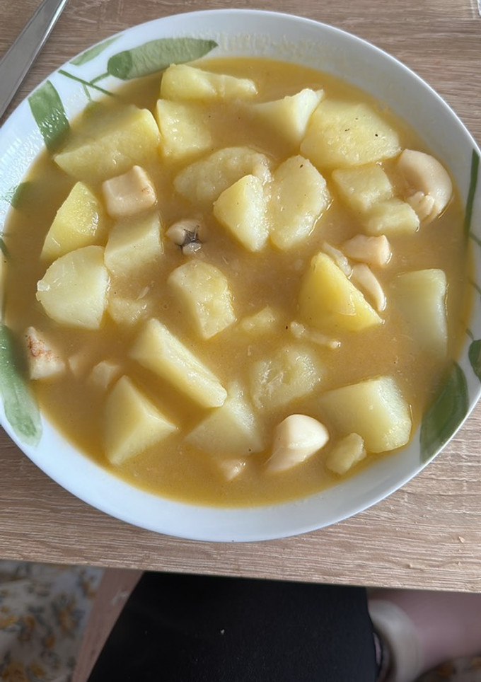 Una foto de Papas con chocos (Thermomix)