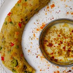 A picture of Vegetable khichdi.