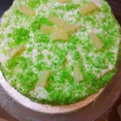 Green coconut cake A picture of Green coconut cake.