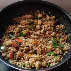A picture of Babycorn fried rice.