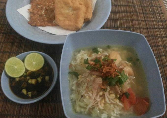 Soto ayam kuah bening(sarapan hari ke 3)