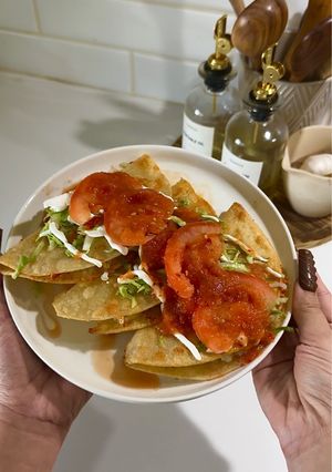 A picture of Tacos de papa.