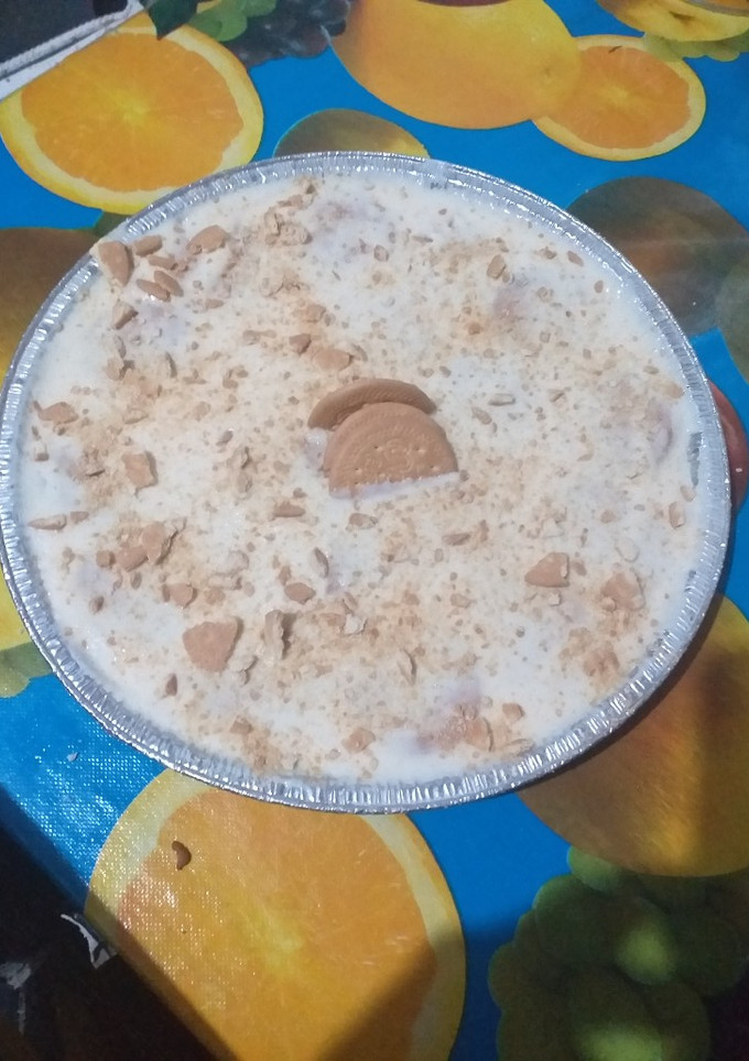 Una foto de Pay de limón con galletas