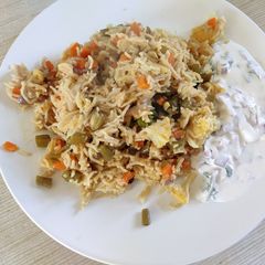 A picture of Simple Vegetable Biriyani.