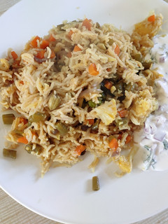 A picture of Simple Vegetable Biriyani.