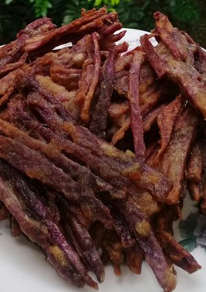Foto resep Cakar ayam ubi ungu (goreng ubi)