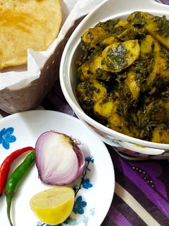 छोटे आलू मेथी (chote aloo methi recipe in Hindi) रेसिपी मुख्य फोटो