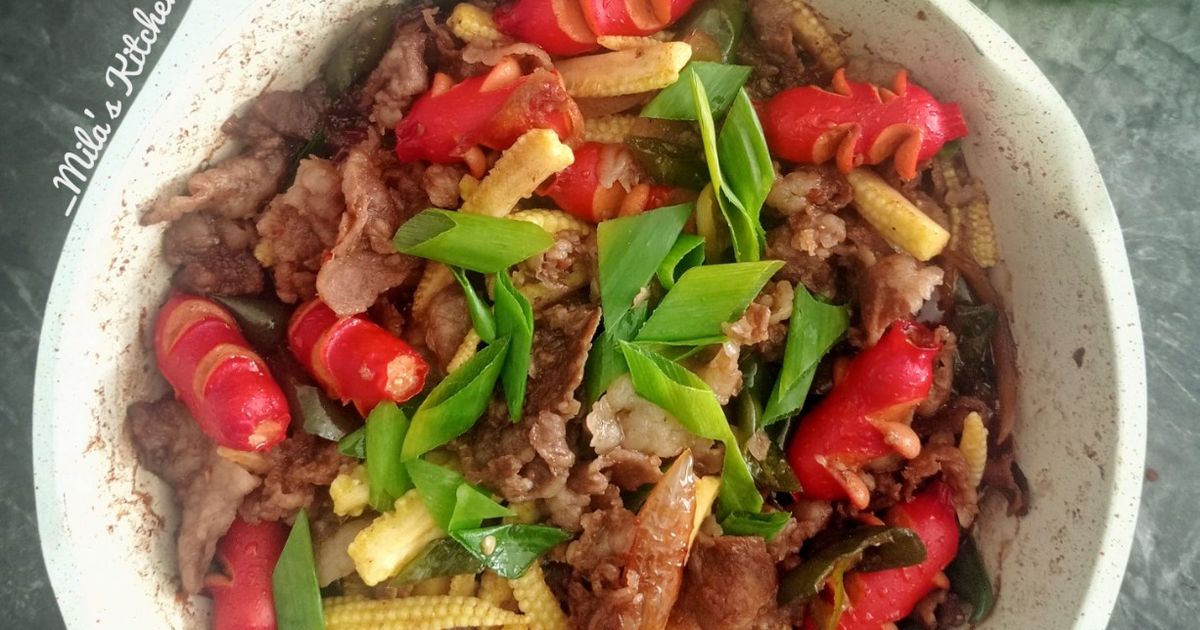 Grill Beef Slice dan Sosis