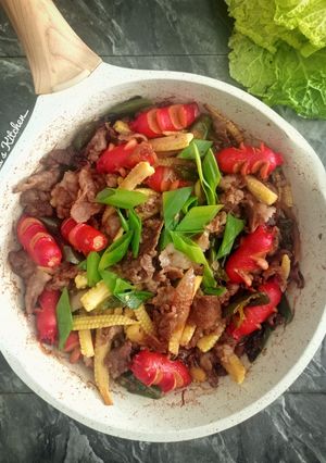 Foto resep Grill Beef Slice dan Sosis