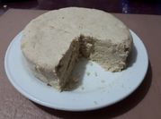 Una foto de queso de soya tofu