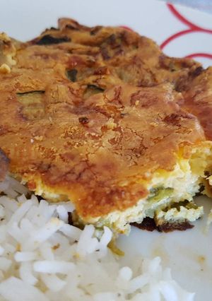 Une photo de Flan de courgettes