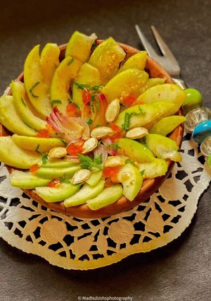 A picture of Guava Gazpacho.