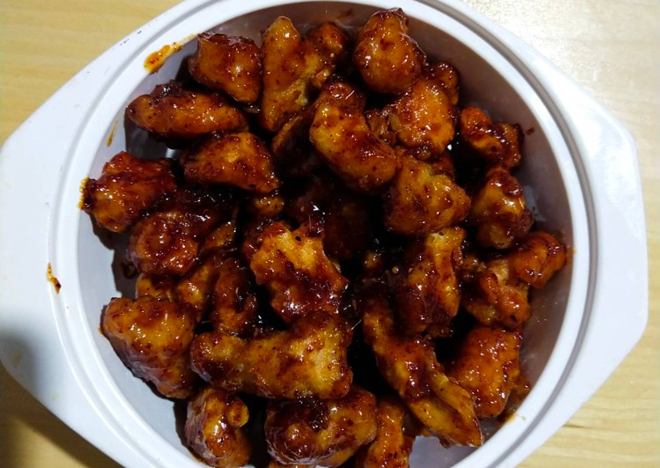 Hayam goreng dina tipung madu