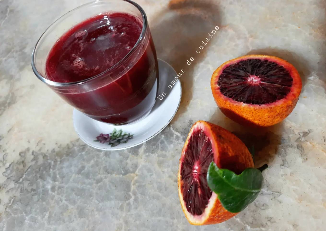 Jus d'orange sanguine maison 🍹