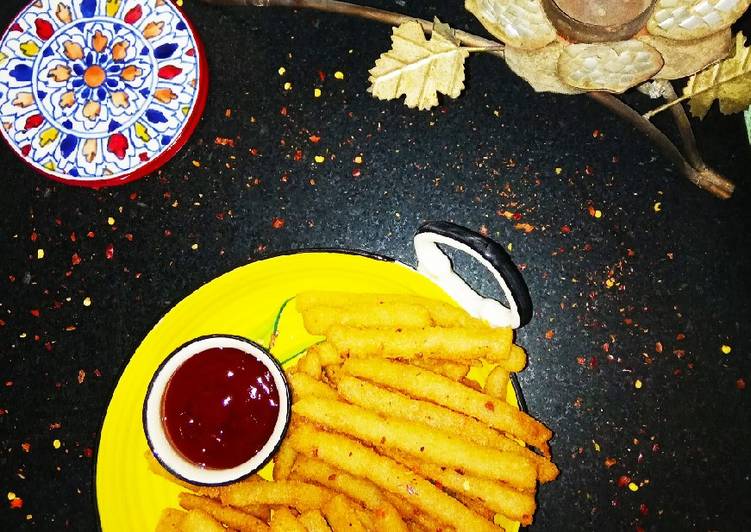 Spicy Rava Fries