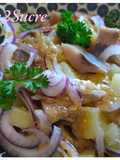 Salade de pommes de terre aux harengs fumés