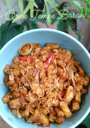Foto resep Orek Tempe Basah