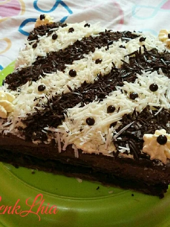 Cara Simple Membikin Resep  Brownies kukus / kue ultah coklat yang Enak, Bisa Manjain Lidah