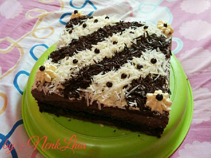 Cara Simple Membikin Resep  Brownies kukus / kue ultah coklat yang Enak, Bisa Manjain Lidah