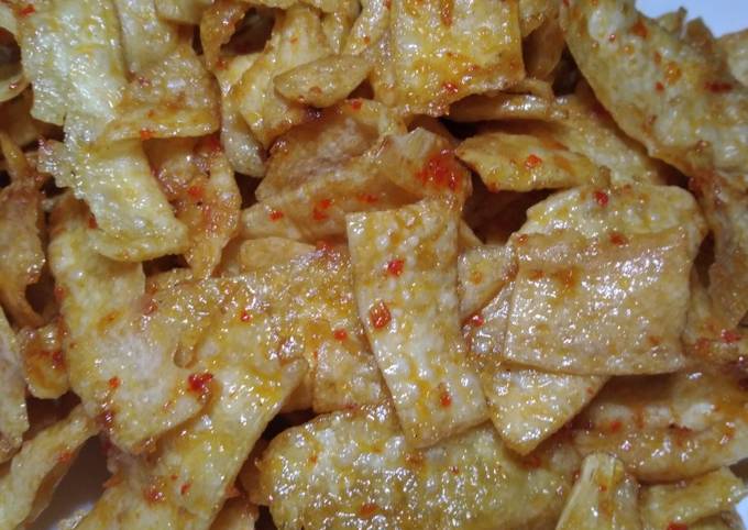 Resep Kripik Singkong Balado Oleh Wagin Kitchen Cookpad