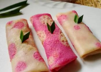 Resep Terbaik Dadar Gulung Polkadot Paling Enak