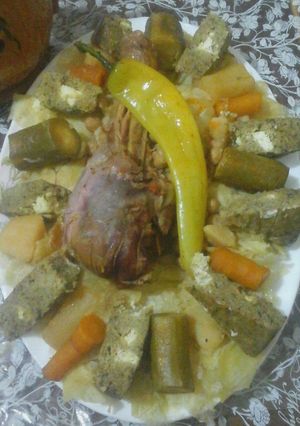 صورة لوصفة رقاق مع التعمير 👌💝 ديك البنه منحكيلكمش 😮👍