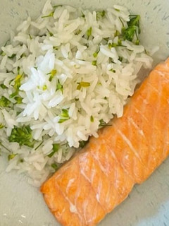Foto de Salmão no forno