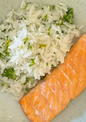 Foto de Salmão no forno