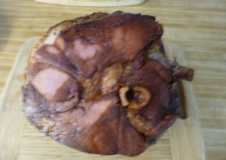 Recipe of Ultimate Smoked Honey-Cola Glazed Sunday Ham