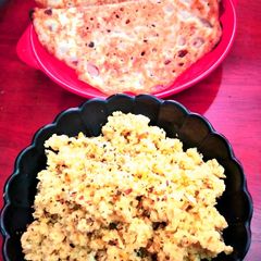 Left over dal scramble Very quick,easy and healthy breakfast A picture of Left over dal scramble Very quick,easy and healthy breakfast.