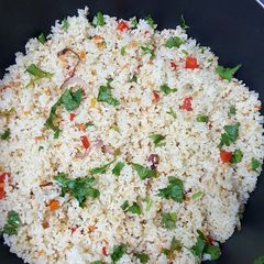 A picture of Red Pepper Fried Rice.