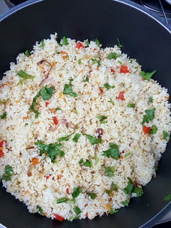 A picture of Red Pepper Fried Rice.