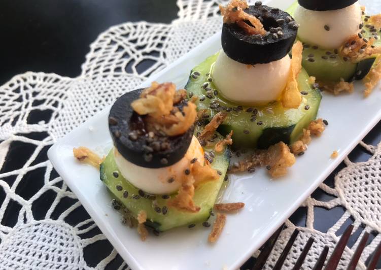 Tapa de "pepino del Mediterráneo"
