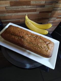 Una foto de Pan de bananas integral