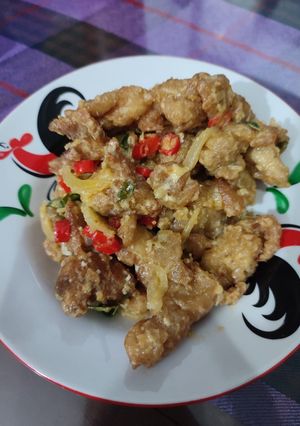 Foto resep Chicken salted egg