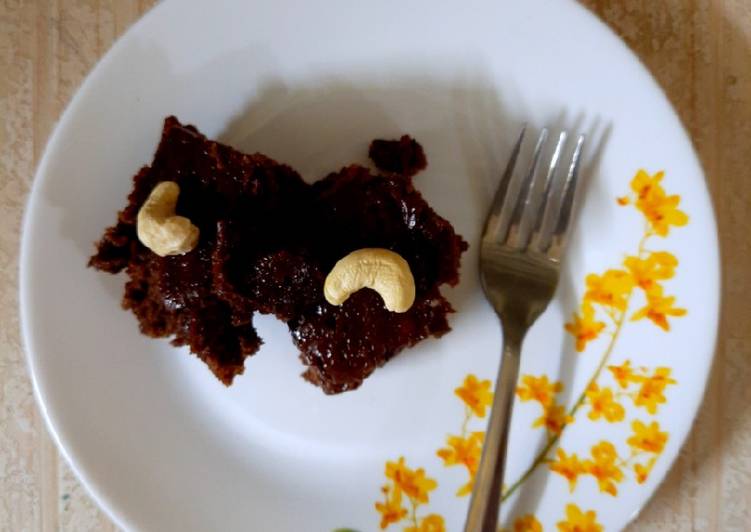 Cashew walnut brownies