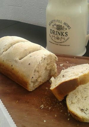 Una foto de Pan blanco con semillas