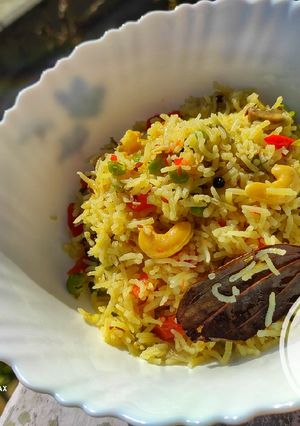 A picture of Vegetable pulao.
