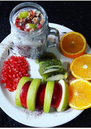 A picture of Overnight Oats Smoothie.