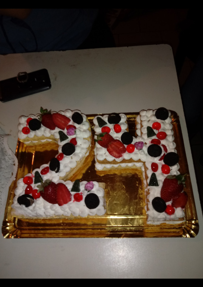 Una foto de Torta de números