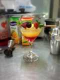 Summer sunset mocktail