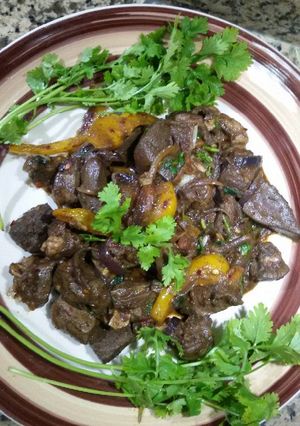 صورة لوصفة كبدة اسكندراني 😍😋
