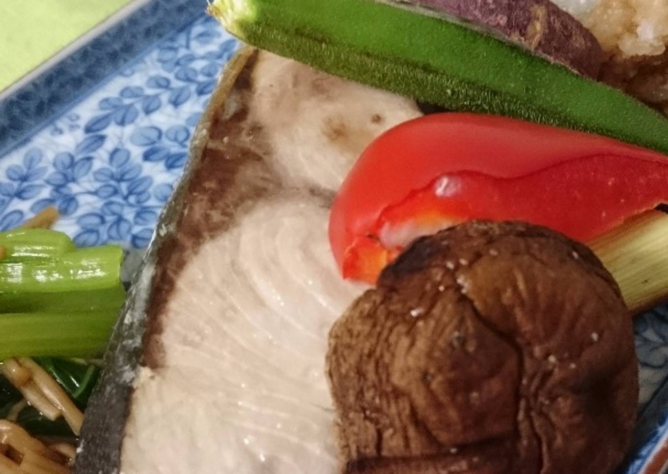 Japanese Amberjack grilled with salt