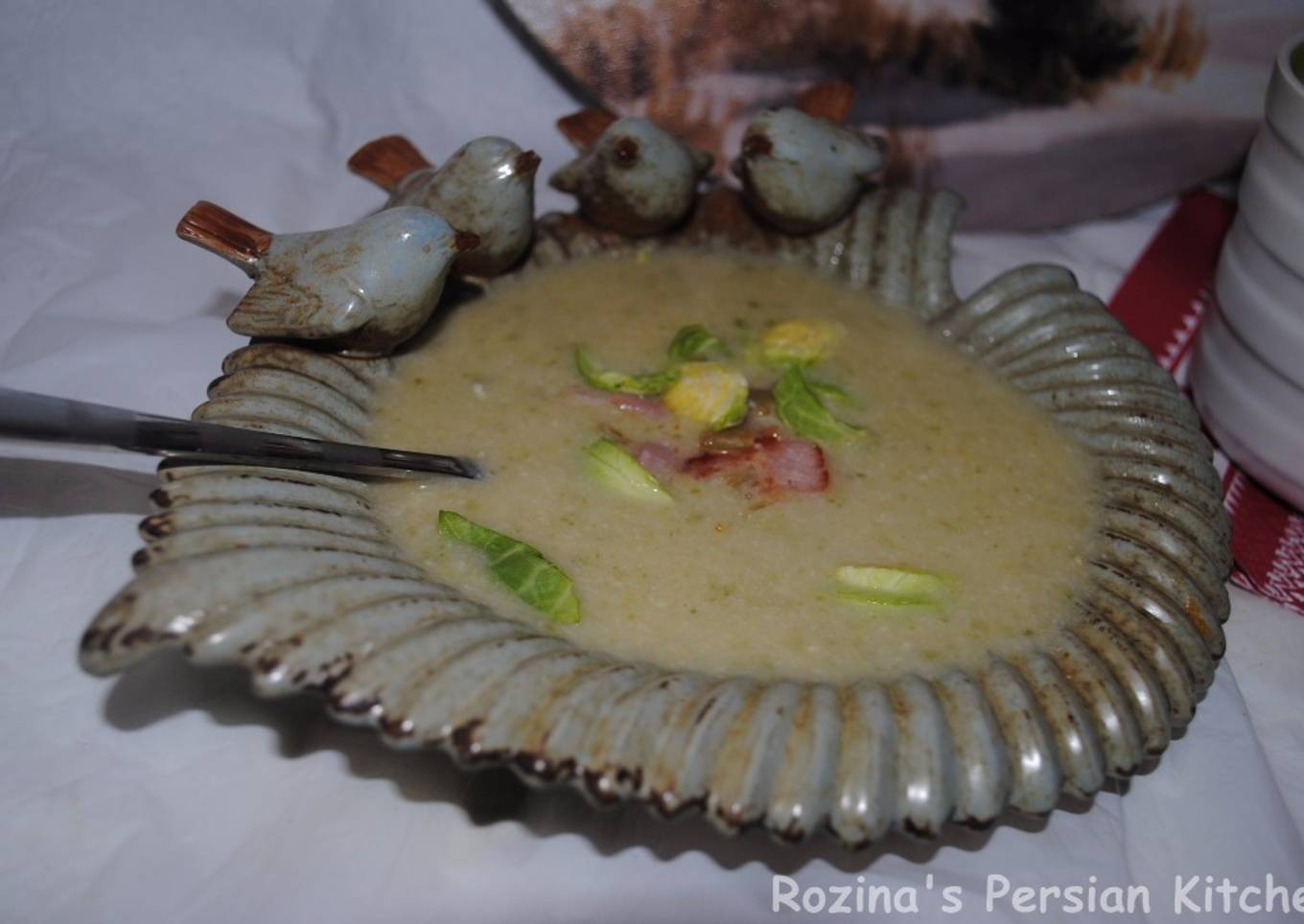 Brussels sprouts soup