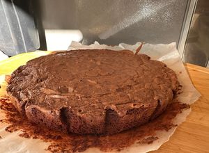 Una foto de Brownie de Chocolate Semiamargo