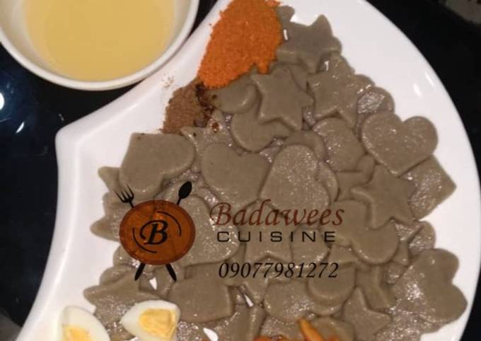 Step-by-Step Guide to Prepare Speedy Heart and star shaped danwake