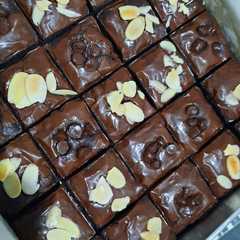 A picture of Fudgy Brownies with Shiny Crust (Fail-Proof).