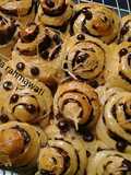 Coffee Choco Roll Bread (Ulen 5 menit)