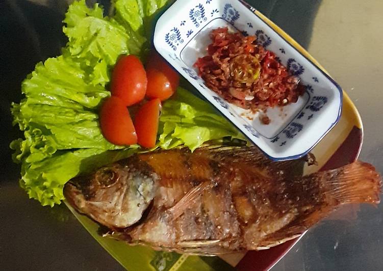 Cara Gampang Membuat Nila Goreng Sambel Terasi Anti Gagal